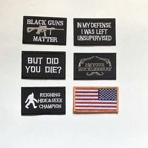 Lot of SIX (6) Assorted Embroidery Sewing Appliqué Iron & Sew On Patch 🆕